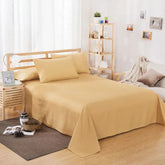 Pure Color Polyester Cotton Extra Bed Sheets Hotel Home online bedsheets - GiFTiFY