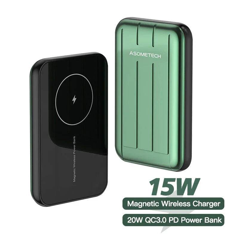 Wireless Charger Magnetic Power Bank 5000mAh Powerbank Power Bank Charger by CJ