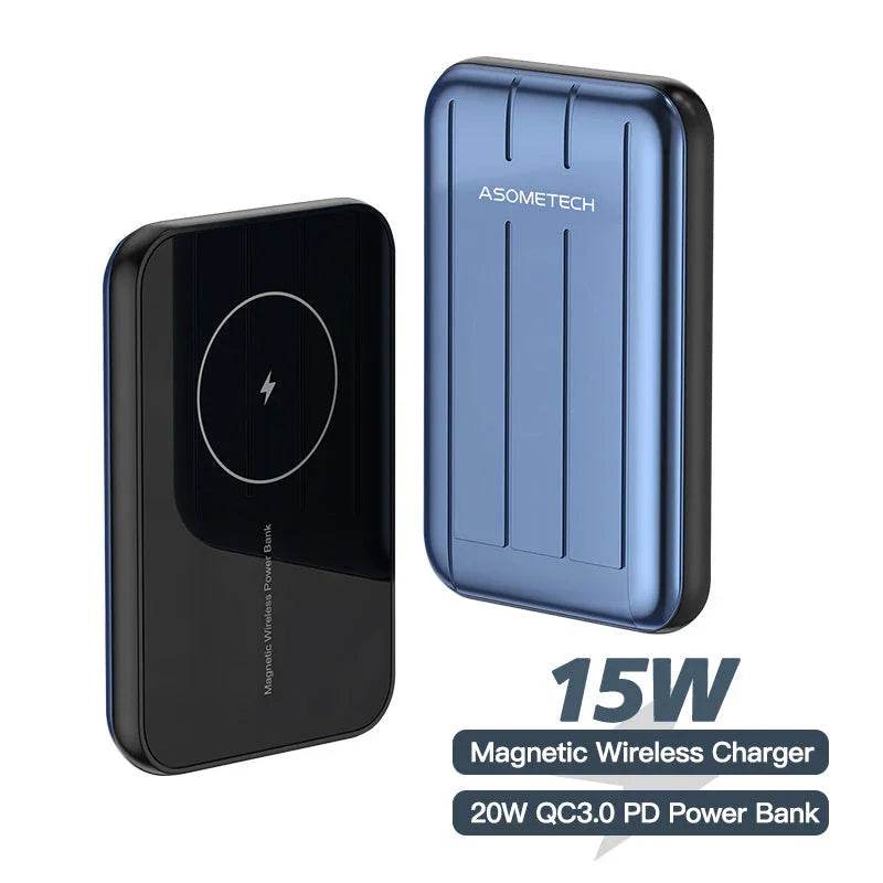 Wireless Charger Magnetic Power Bank 5000mAh Powerbank Power Bank Charger by CJ