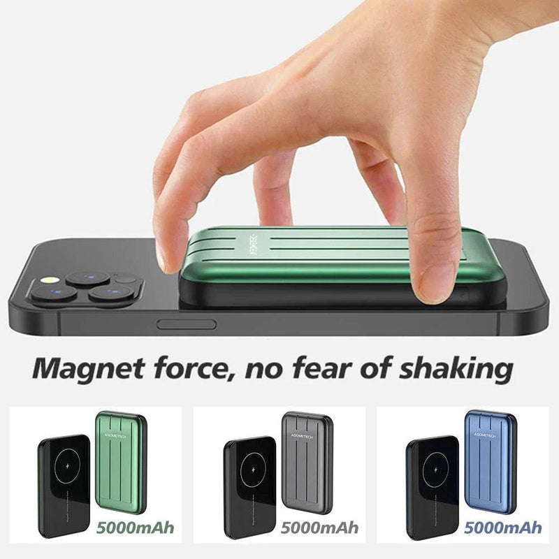 Wireless Charger Magnetic Power Bank 5000mAh Powerbank Power Bank Charger by CJ