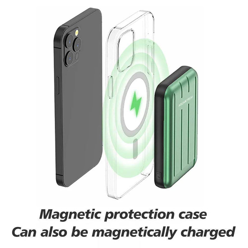 Wireless Charger Magnetic Power Bank 5000mAh Powerbank Power Bank Charger by CJ