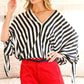 Celine Satin Tie Sleeve Blouse