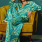 The Alma Multi Print Wide Leg Maxi Pants
