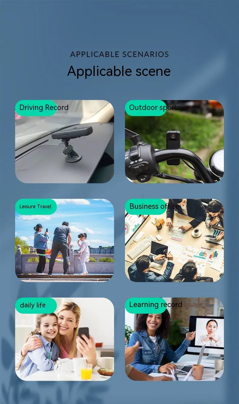 Black Mini 1080p HD Vision Camera