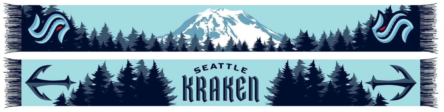 Seattle Kraken Mt. Rainer Scarf