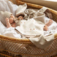 Whimsy Collection - Luxury 100% Cotton Knit Swaddle Baby Blanket