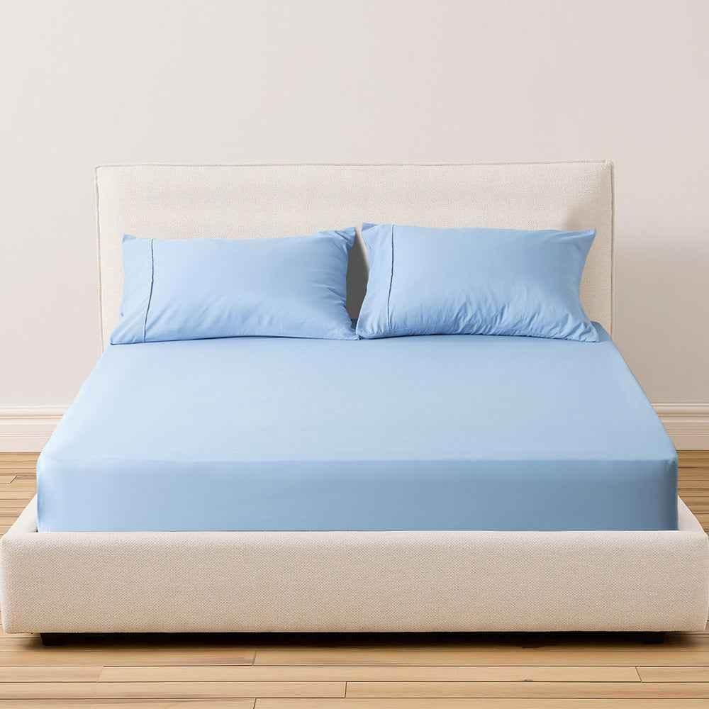 Kasentex All Season Deep Pocket Fitted Sheet Set with Pillowcases, Room Decor, Graduation Gifts - GiFTiFY