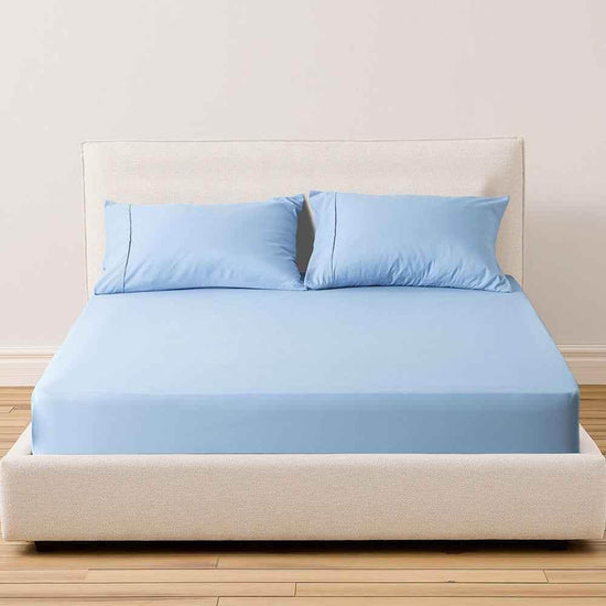 Kasentex All Season Deep Pocket Fitted Sheet Set with Pillowcases, Room Decor, Graduation Gifts - GiFTiFY