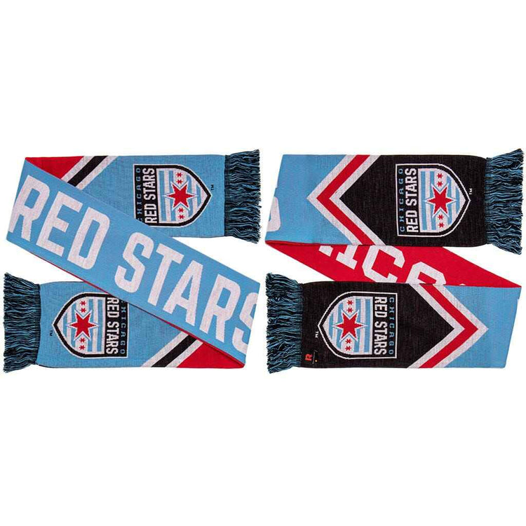 CHICAGO RED STARS SCARF- Chevrons (HD Knit)