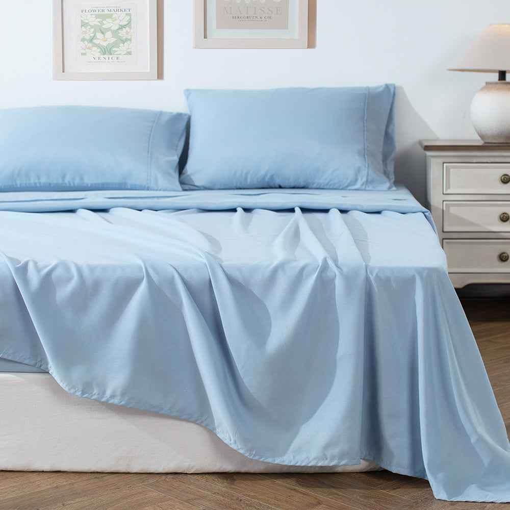 Kasentex Soft Sheet Bedding Set in Deep Pocket, Hypoallergenic and Breathable, Room Decor, Graduation Gifts Sheet Set by Kasentex