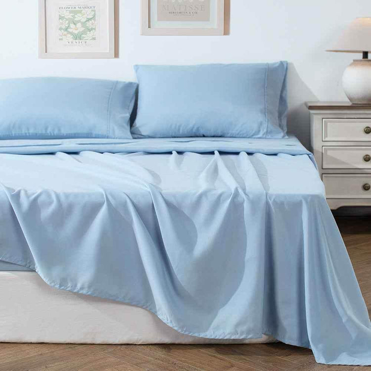 Kasentex Soft Sheet Bedding Set in Deep Pocket, Hypoallergenic and Breathable, Room Decor, Graduation Gifts - GiFTiFY