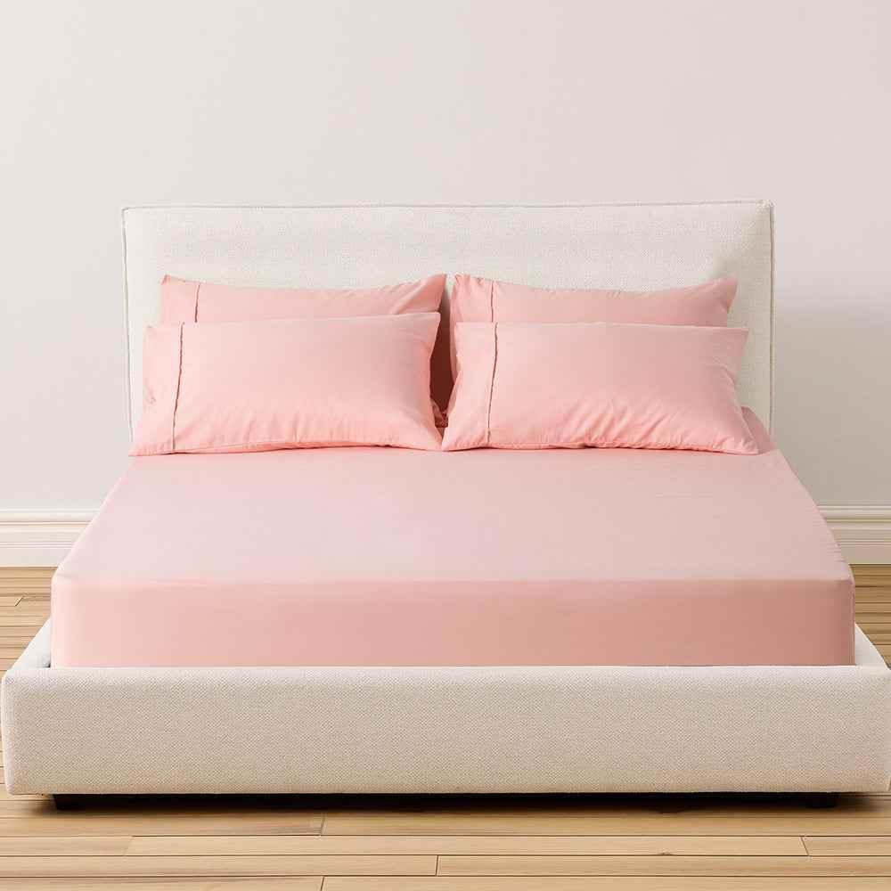 Kasentex All Season Deep Pocket Fitted Sheet Set with Pillowcases, Room Decor, Graduation Gifts Sheet Set by Kasentex
