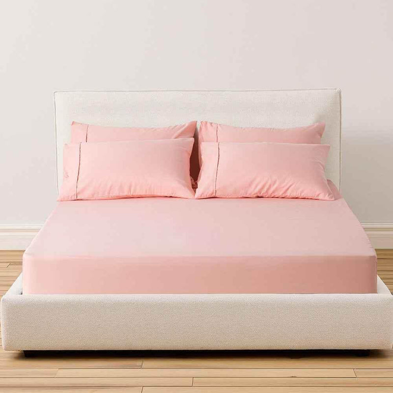 Kasentex All Season Deep Pocket Fitted Sheet Set with Pillowcases, Room Decor, Graduation Gifts Sheet Set by Kasentex