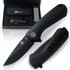 The Peasant Folding Pocket Knife Giftset for Men and Women (Black and Blue) - GiFTiFY