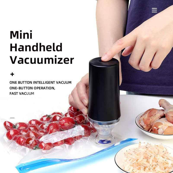 Handheld Vacuum Sealer, Portable Vacuum Sealer for Food, Save Sealer Food Vacuum Kit - GiFTiFY