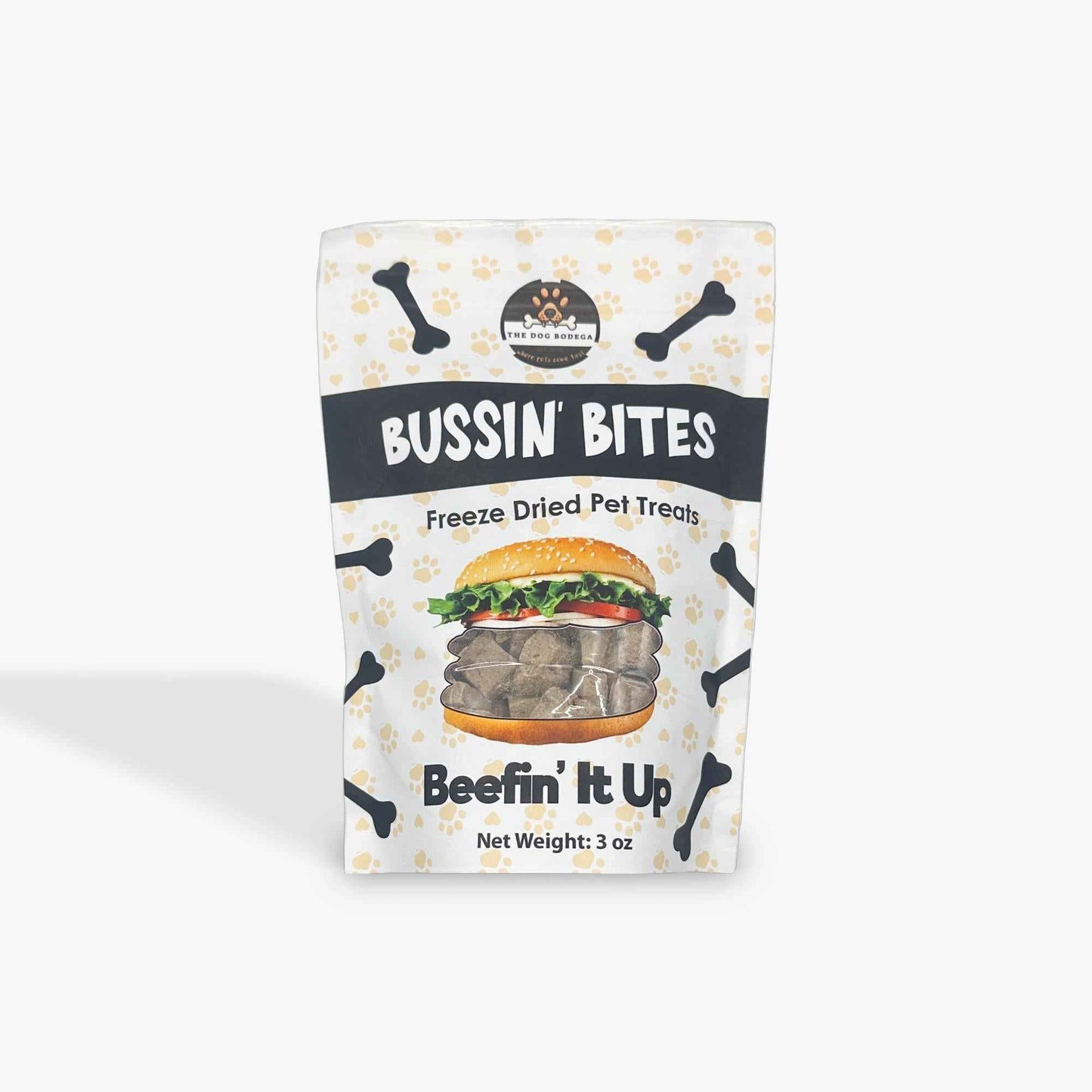 Human-Grade Freeze Dried Dog Treats / Cat Treats | 100% Beef Liver Bussin’ Bites Beefin’ It Up