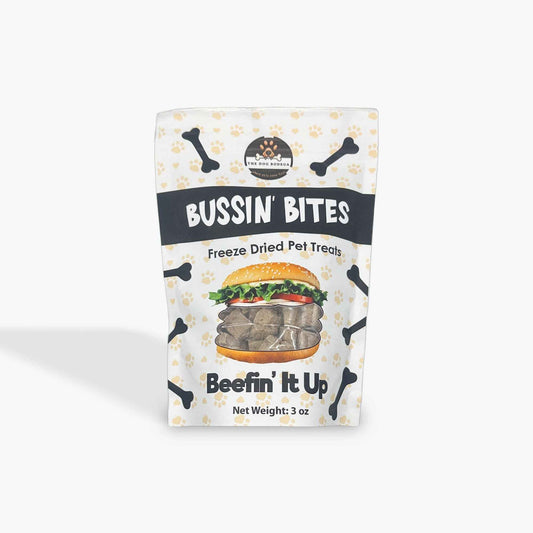 Human-Grade Freeze Dried Dog Treats / Cat Treats | 100% Beef Liver Bussin’ Bites Beefin’ It Up