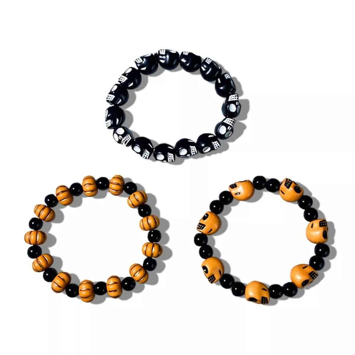 3 Piece Halloween Beaded Bracelet - GiFTiFY