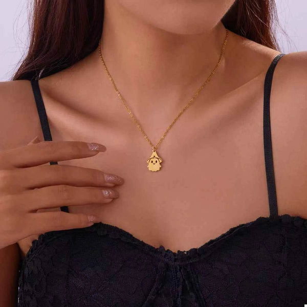 Halloween Ghost Pendant Necklace - GiFTiFY