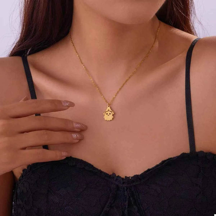 Halloween Ghost Pendant Necklace - GiFTiFY