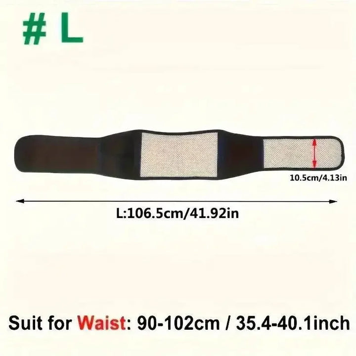 1pc Adjustable Self-heating Magnetic Therapy Back And Waist Support Belt, Waist Massage Belt Sports Support Belt, Body Care Belt - GiFTiFY