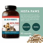 Hista Paws – with Quercetin for Dogs and Cats Vitamins & Supplements by Dr. Ruth Roberts