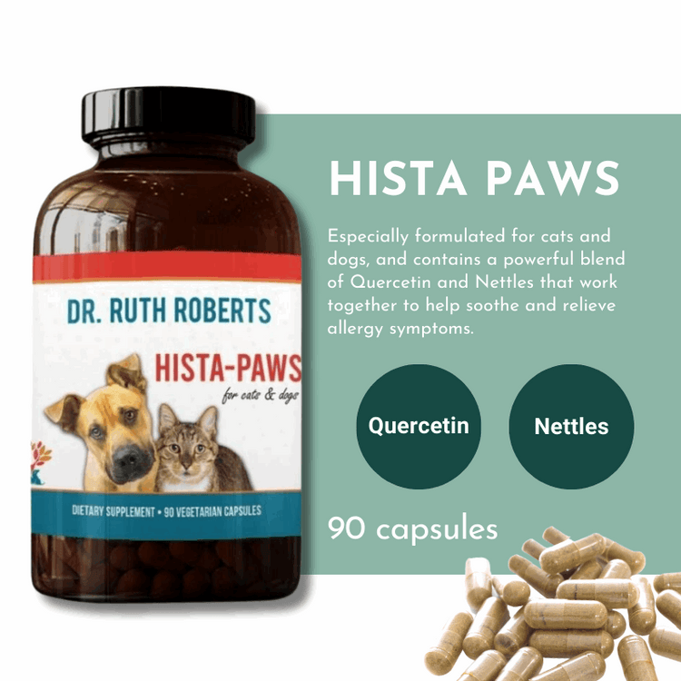 Hista Paws – with Quercetin for Dogs and Cats Vitamins & Supplements by Dr. Ruth Roberts
