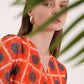 Sun Print Chiffon Dress