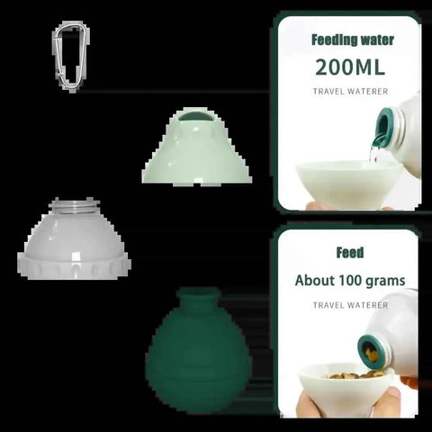200 Ml  400 Ml Dog Portable Drinking Bottles Foldable Pet Water Feeder Dog Drink Water Device Outdoor Dog Walking Pet Supplies