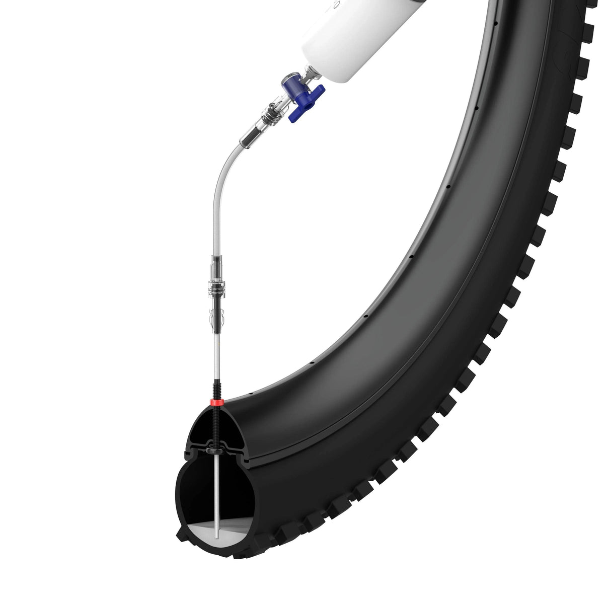Tubeless Sealant Injector Tubeless by KOM Cycling