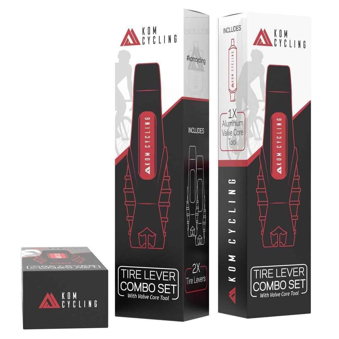 Tubeless Valve Core Tool Set Valve by KOM Cycling