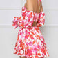 Poppy Fields Cut Out Mini Dress