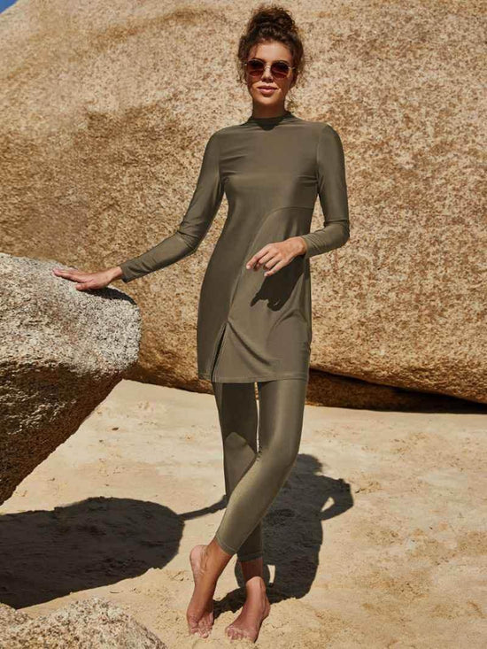 Beach Surfing Sun Protection Swimsuit - GiFTiFY