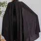 The Stella Cape Plus Size Midi Dress - Black