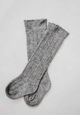 Ruffle Cotton Knee High Socks - GiFTiFY