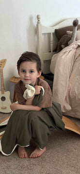 Moss Ribbed Toddler Blanket - GiFTiFY