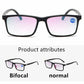Anti-blue light double reading glasses CJ
