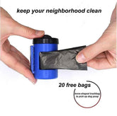 Nightwalk 4.5M Led Light And Waste Bag Dispenser Retractable Dog Leash - GiFTiFY