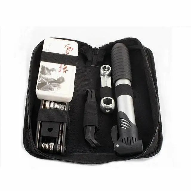Premium Bicycle Repair Tool Set with Air Cylinder - GiFTiFY