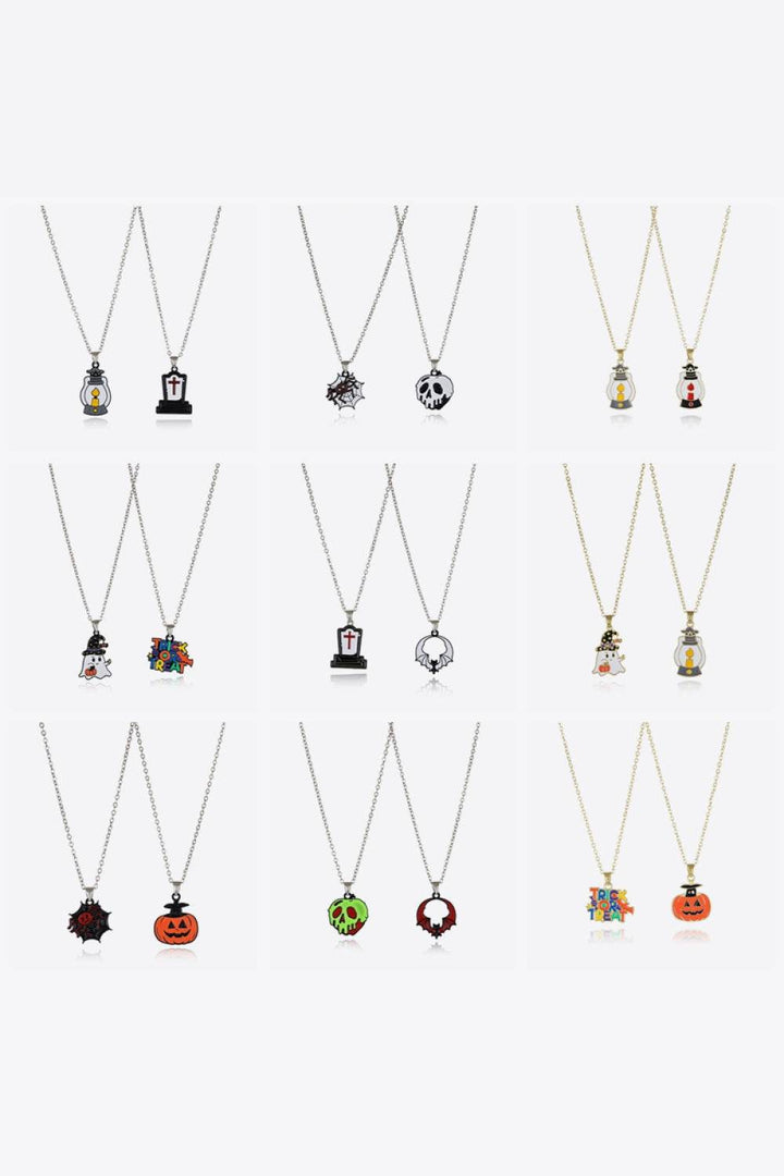 Two-Piece Halloween Theme Necklace Set - GiFTiFY