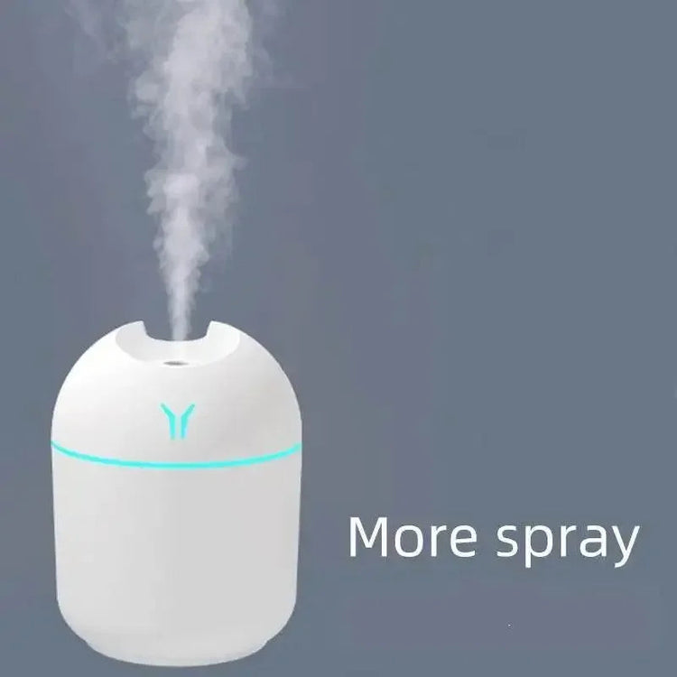 250ML USB Mini Air Humidifier Aroma Essential Oil Diffuser For Home Car Ultrasonic Mute Mist Maker Diffuser with LED Color Lamp - GiFTiFY