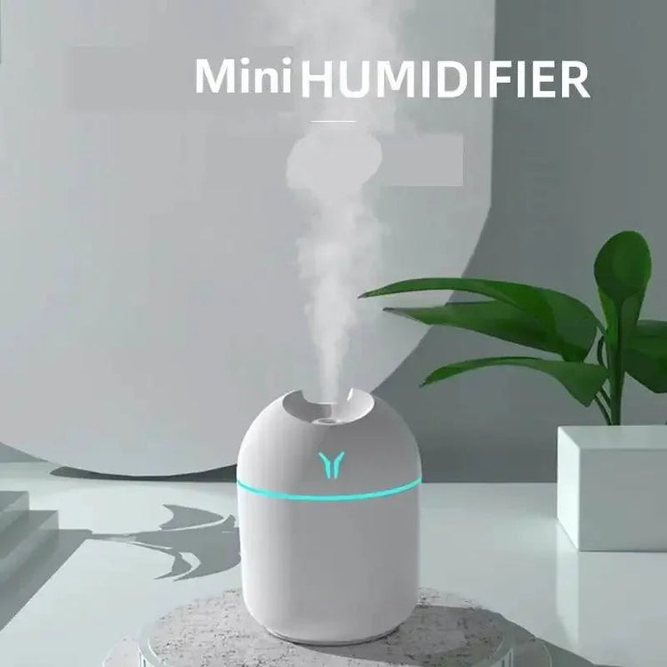 250ML USB Mini Air Humidifier Aroma Essential Oil Diffuser For Home Car Ultrasonic Mute Mist Maker Diffuser with LED Color Lamp - GiFTiFY
