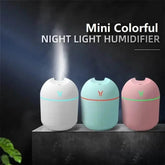 250ML USB Mini Air Humidifier Aroma Essential Oil Diffuser For Home Car Ultrasonic Mute Mist Maker Diffuser with LED Color Lamp - GiFTiFY