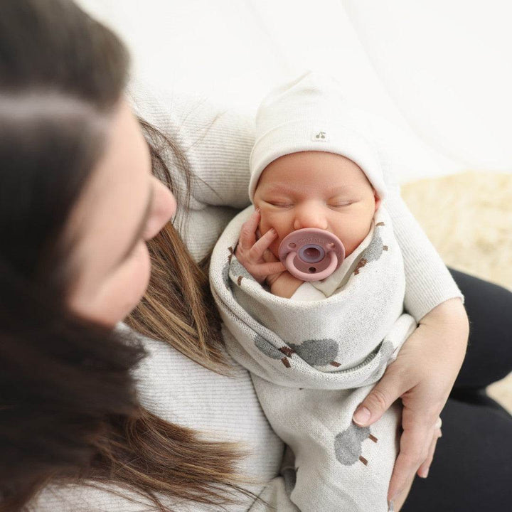 Whimsy Collection - Luxury 100% Cotton Knit Swaddle Baby Blanket - GiFTiFY