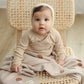 Luxury Knit Mushroom Swaddle Baby Blanket
