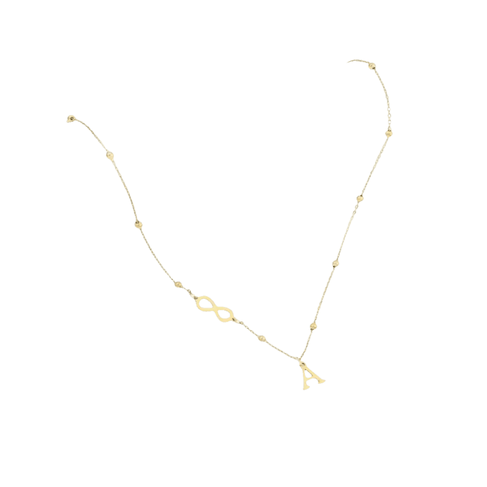 26-letter Hanging Stainless Steel Letter Necklace - GiFTiFY