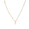 26-letter Hanging Stainless Steel Letter Necklace - GiFTiFY