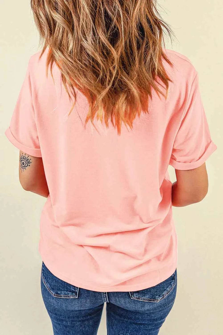 Pumpkin Graphic Round Neck Long Sleeve T-Shirt - GiFTiFY