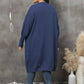 Plus Size Long Sleeve Pocketed Cardigan - GiFTiFY