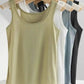 Plus Size Ribbed Scoop Neck Tank Top - GiFTiFY